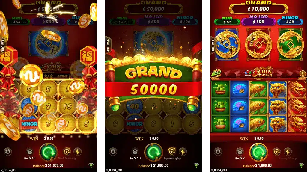 3 Coins 44Game Bonus